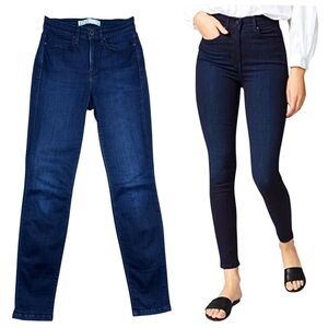 AYR The Hi-Rise Skinny Jaguar Legs Jeans W 27 L 28 Dark Wash Stretch Denim